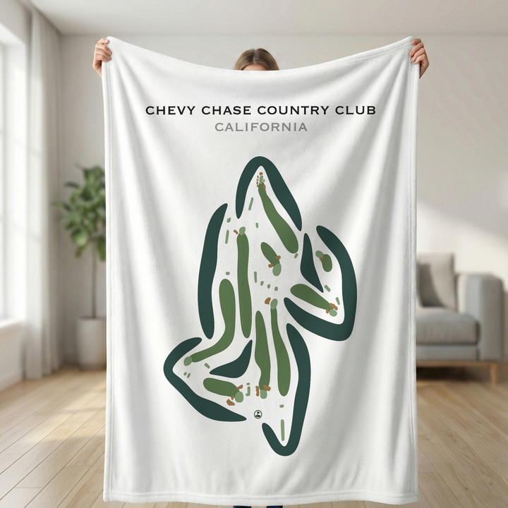 Chevy Chase Country Club, California - Printed Golf Courses