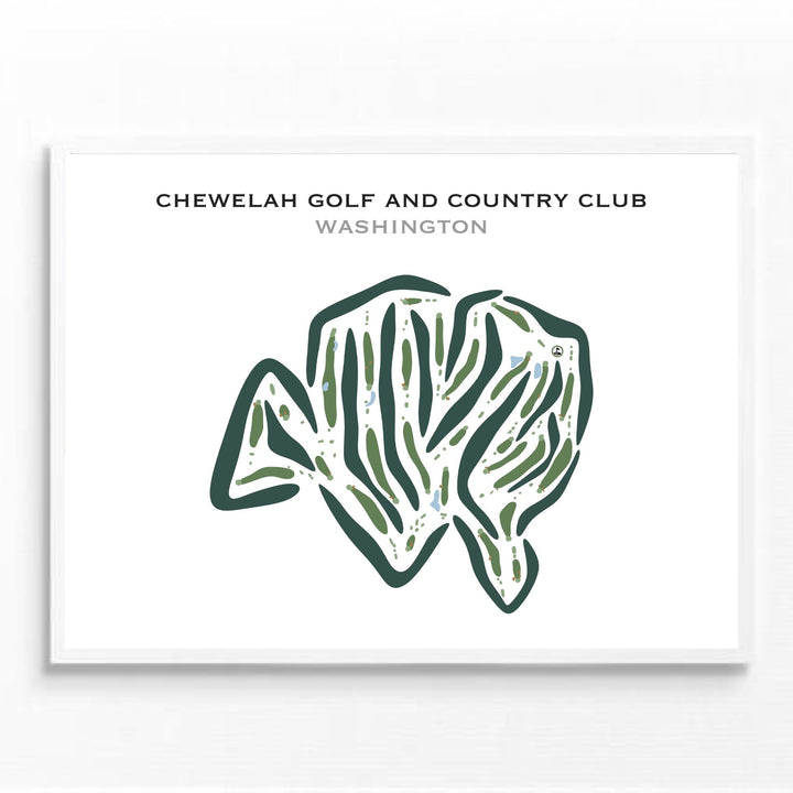 Chewelah Golf & Country Club, Washington - Printed Golf Courses