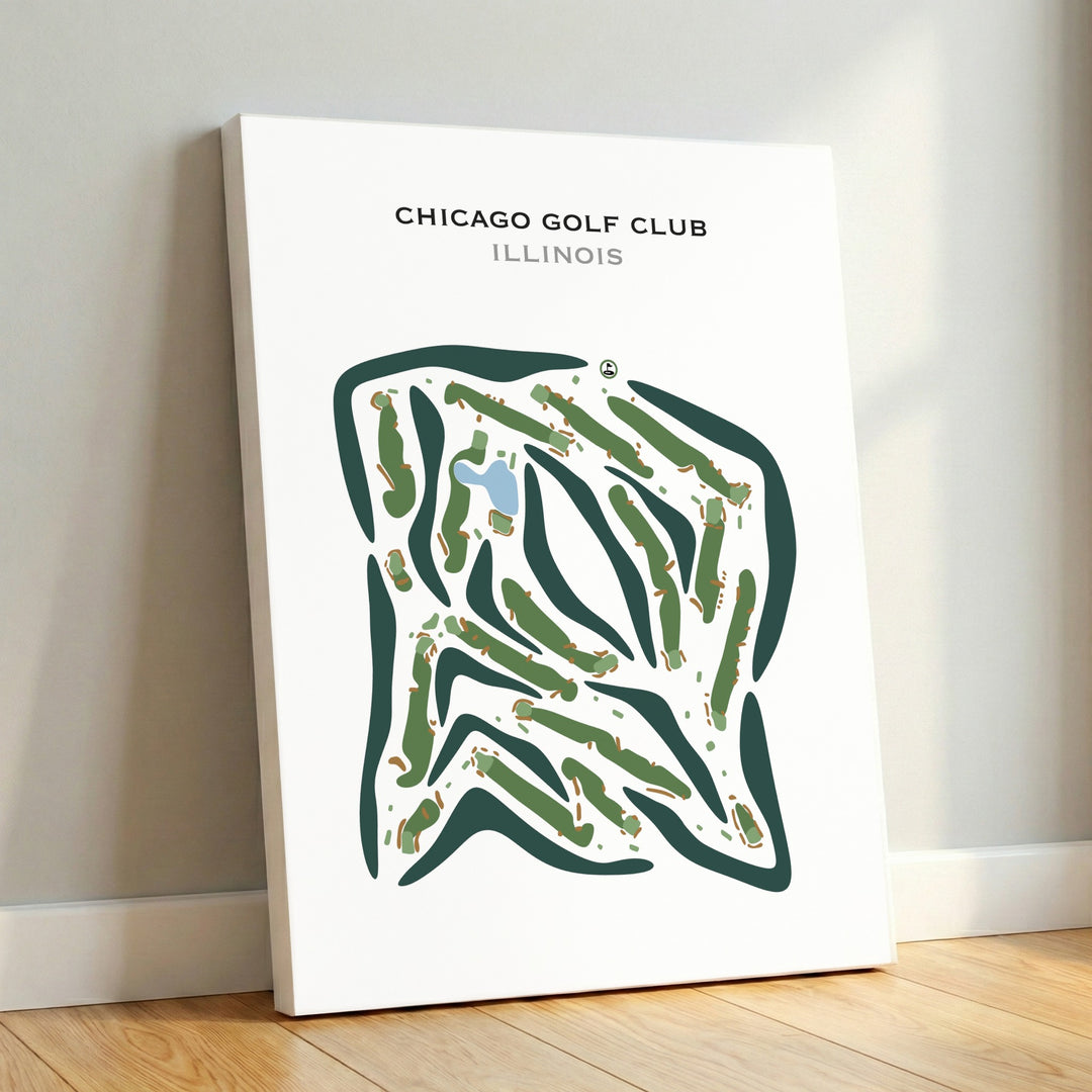 Chicago Golf Club, Illinois - Printed Golf Courses