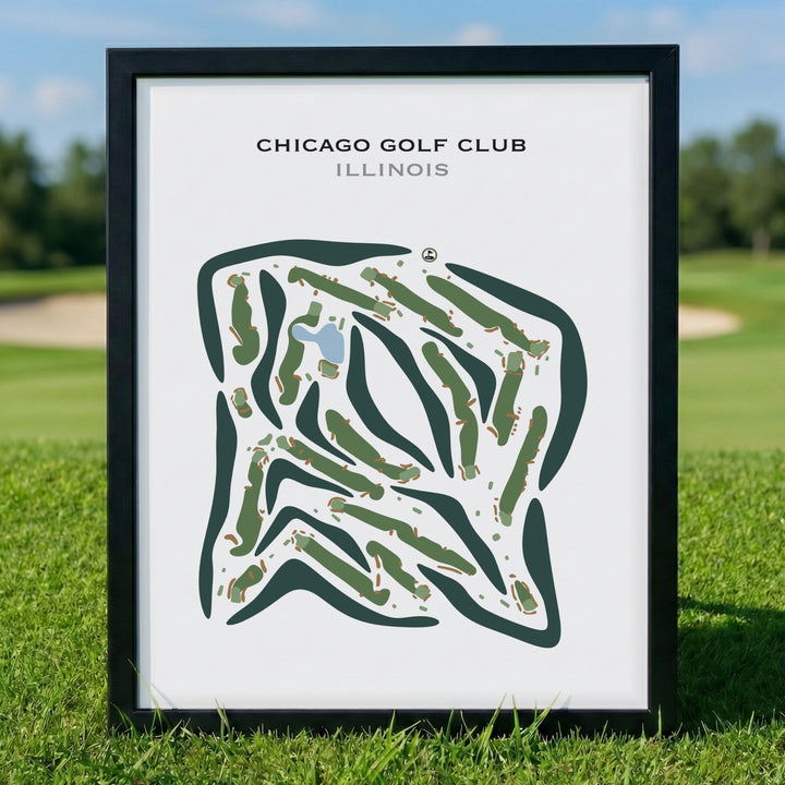 Chicago Golf Club, Illinois - Printed Golf Courses