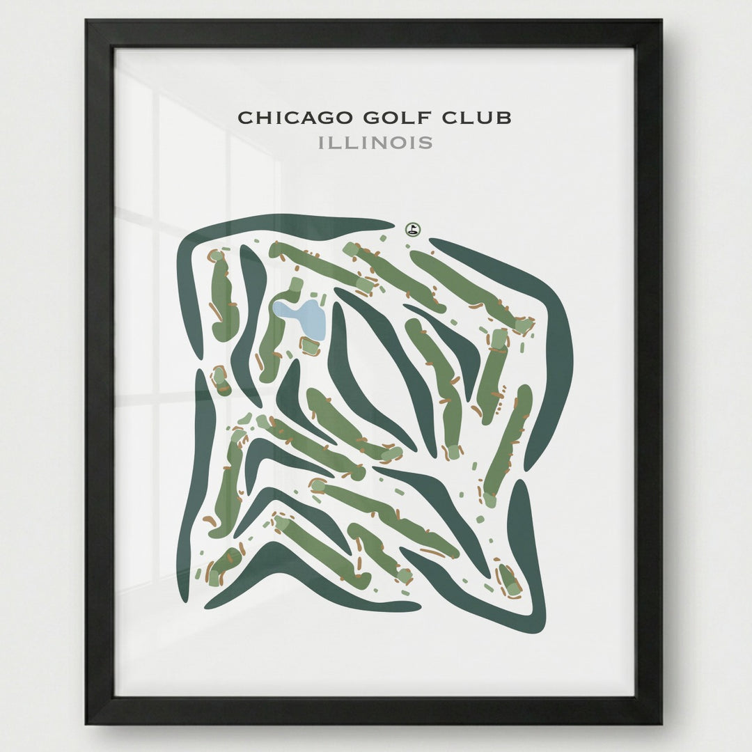 Chicago Golf Club, Illinois - Printed Golf Courses