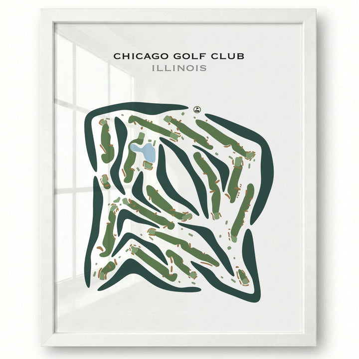 Chicago Golf Club, Illinois - Printed Golf Courses