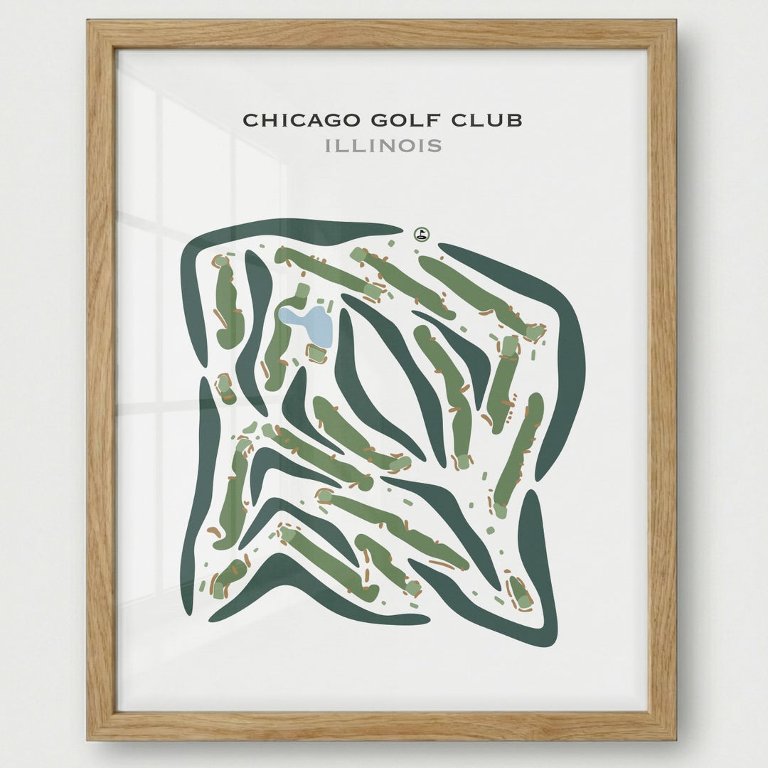 Chicago Golf Club, Illinois - Printed Golf Courses