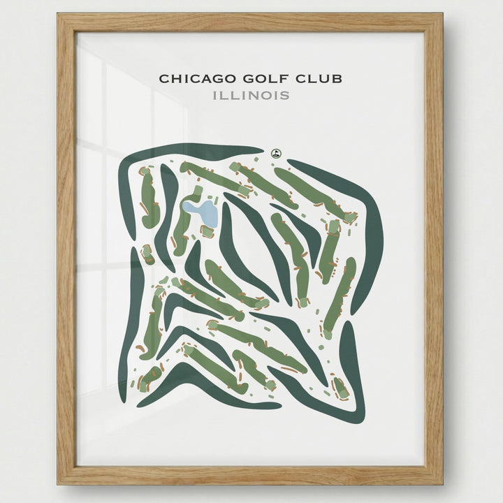 Chicago Golf Club, Illinois - Printed Golf Courses
