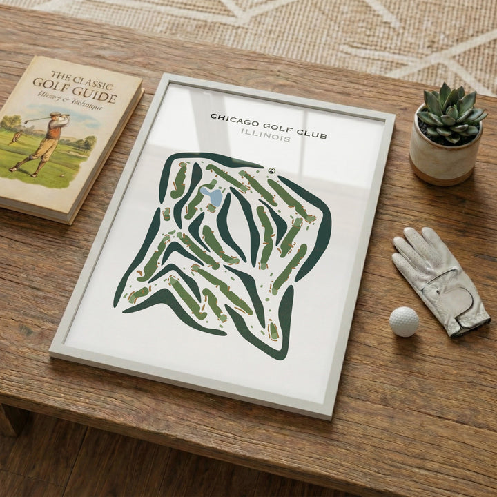 Chicago Golf Club, Illinois - Printed Golf Courses