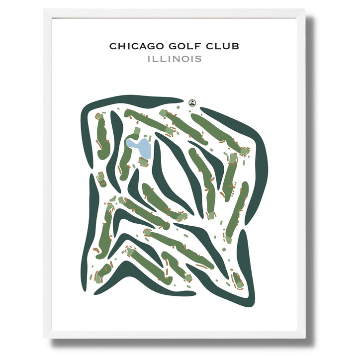 Chicago Golf Club, Illinois - Printed Golf Courses