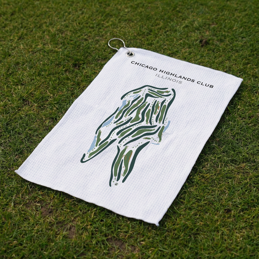 Chicago Highlands Club, Illinois - Printed Golf Courses