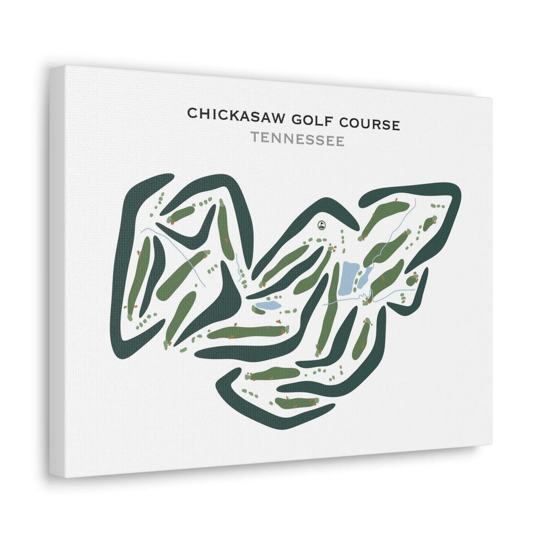 Chickasaw Golf Course, Tennessee - Printed Golf Courses