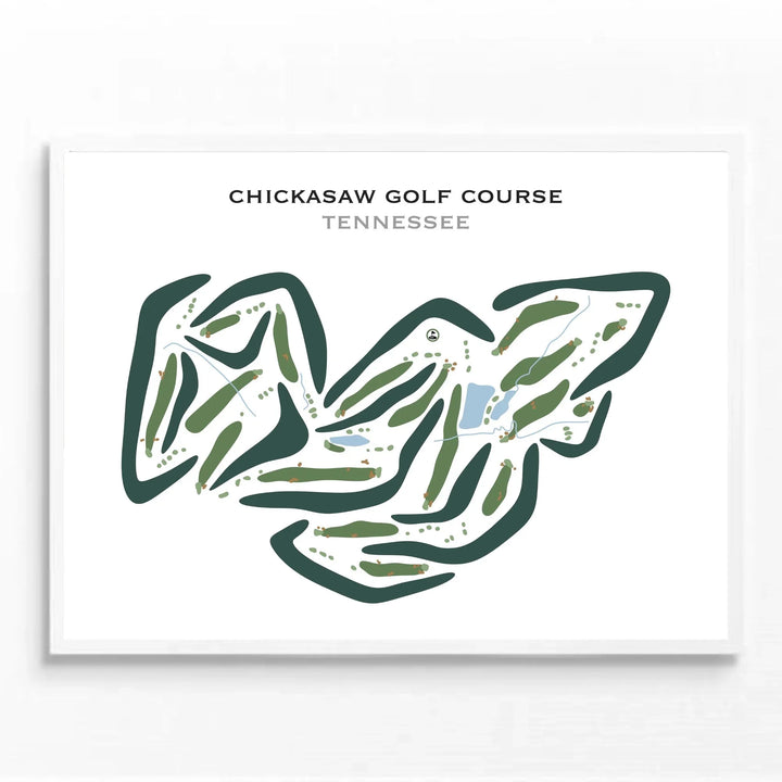 Chickasaw Golf Course, Tennessee - Printed Golf Courses