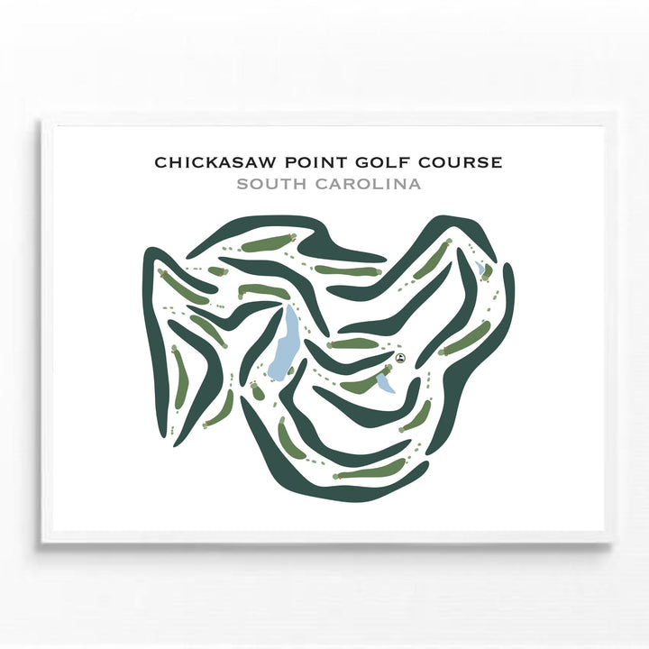 Chickasaw Point Golf Course, South Carolina - Printed Golf Courses