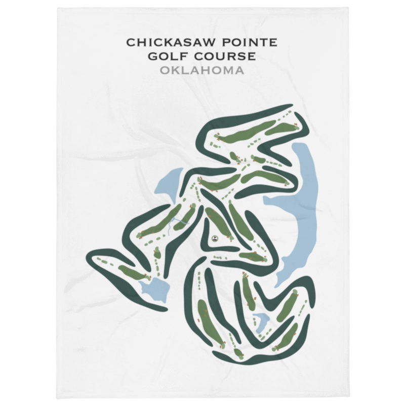 Chickasaw Pointe Golf Course, Oklahoma - Printed Golf Courses