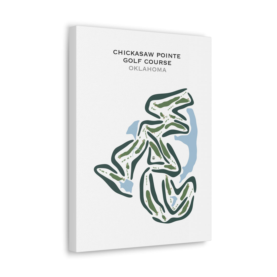 Chickasaw Pointe Golf Course, Oklahoma - Printed Golf Courses