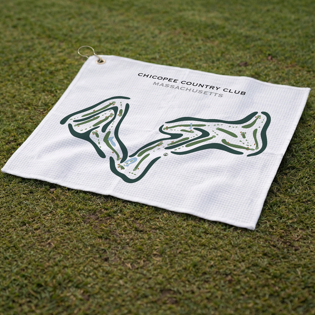 Chicopee Country Club, Massachusetts - Printed Golf Courses