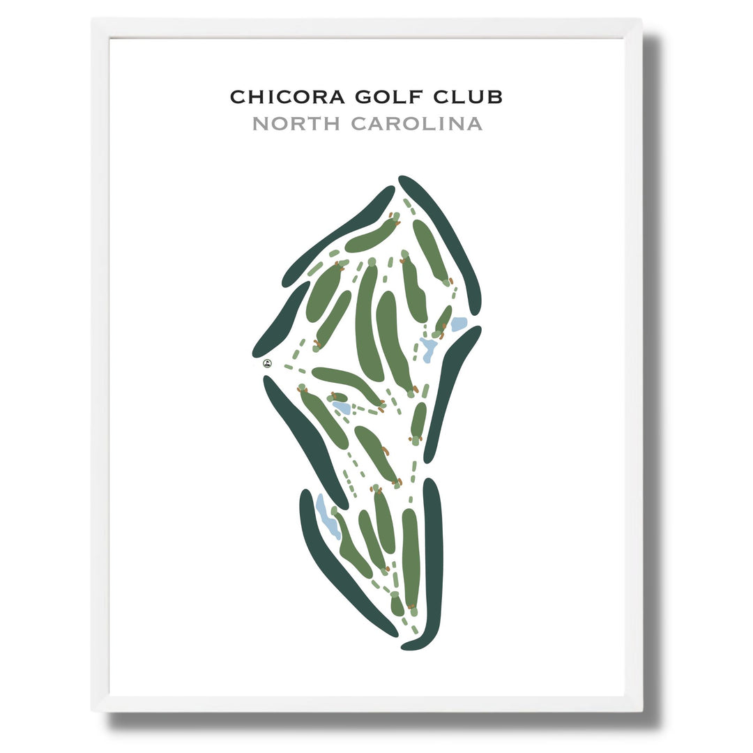 Chicora Golf Club, North Carolina - Printed Golf Courses