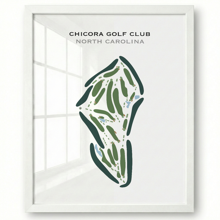 Chicora Golf Club, North Carolina - Printed Golf Courses