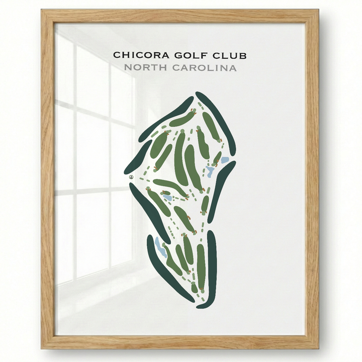 Chicora Golf Club, North Carolina - Printed Golf Courses