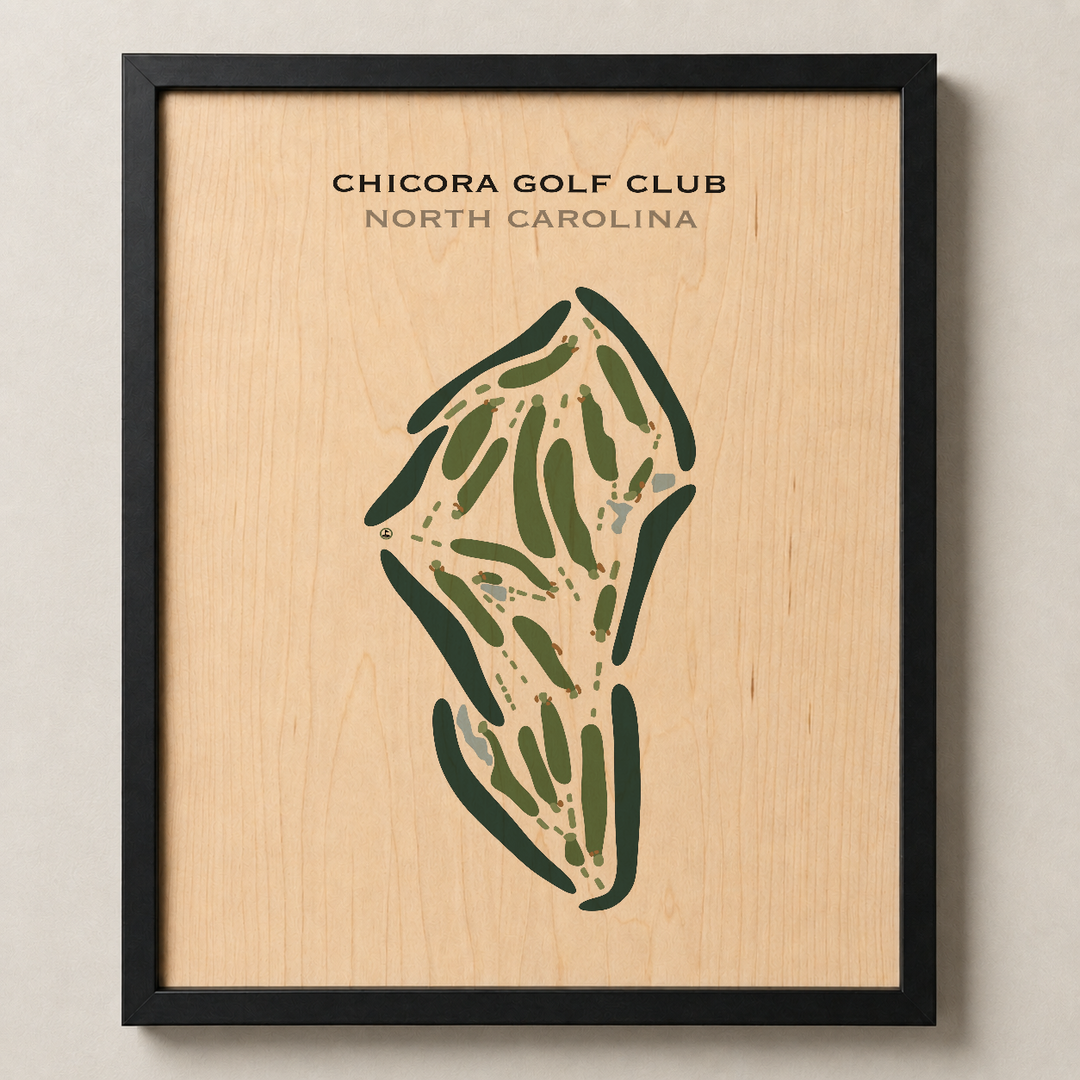 Chicora Golf Club, North Carolina - Printed Golf Courses