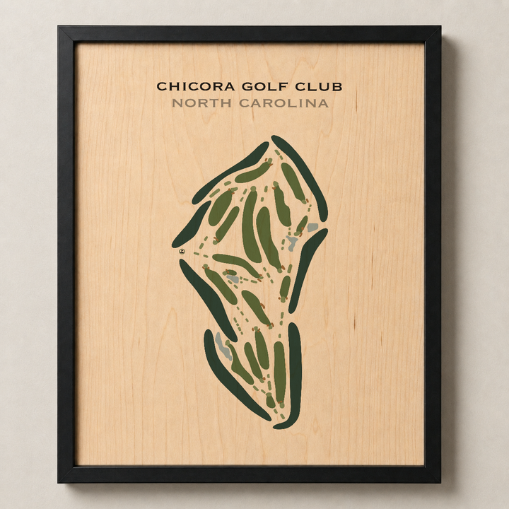 Chicora Golf Club, North Carolina - Printed Golf Courses