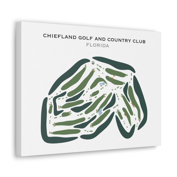 Chiefland Golf & Country Club, Florida - Printed Golf Courses