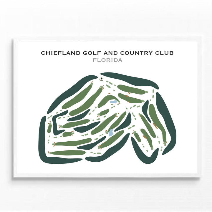 Chiefland Golf & Country Club, Florida - Printed Golf Courses