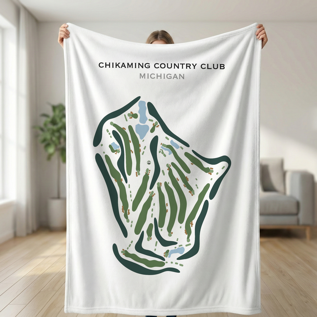 Chikaming Country Club, Michigan - Printed Golf Course