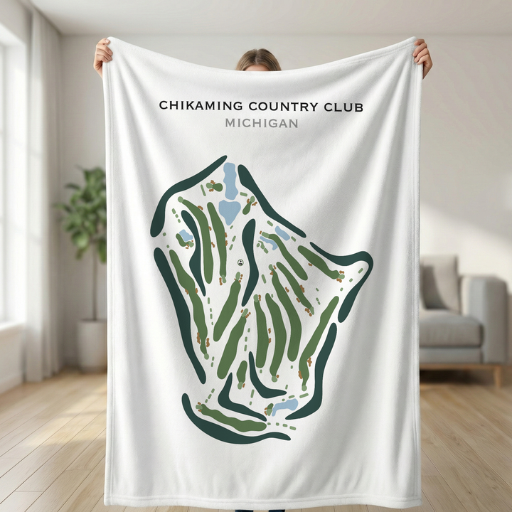 Chikaming Country Club, Michigan - Printed Golf Course
