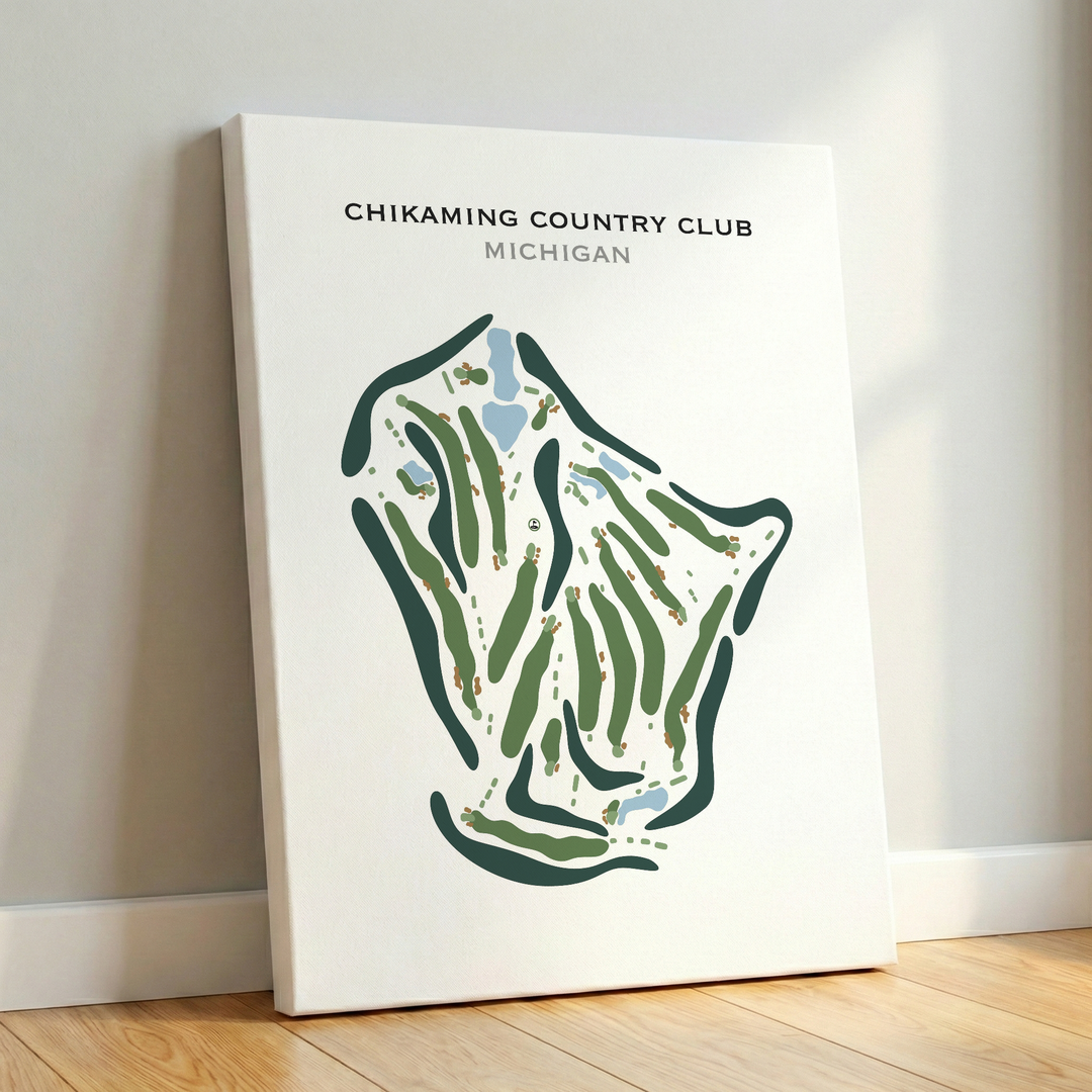 Chikaming Country Club, Michigan - Printed Golf Course