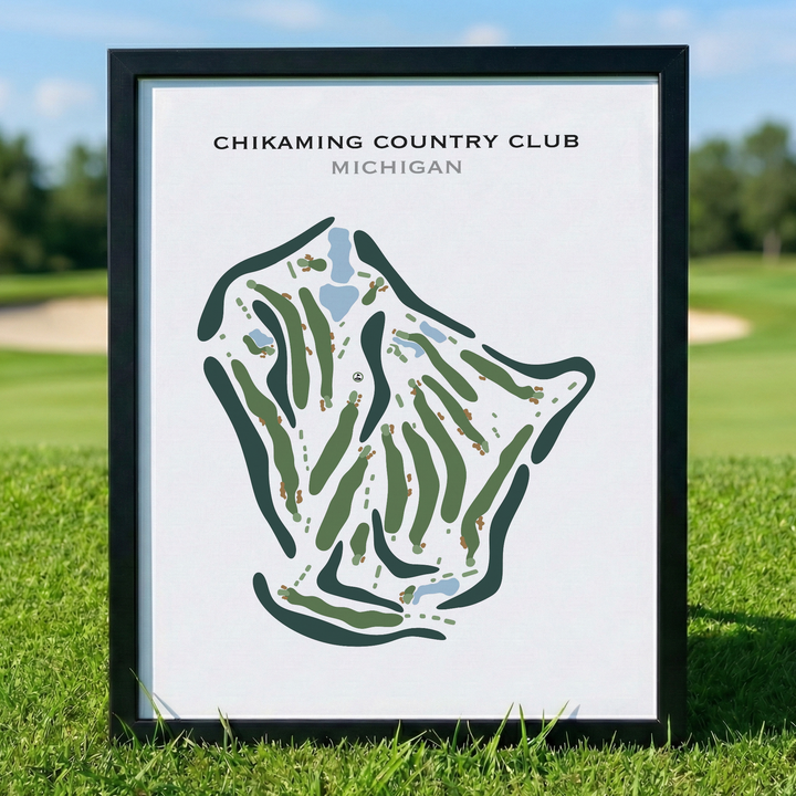 Chikaming Country Club, Michigan - Printed Golf Course