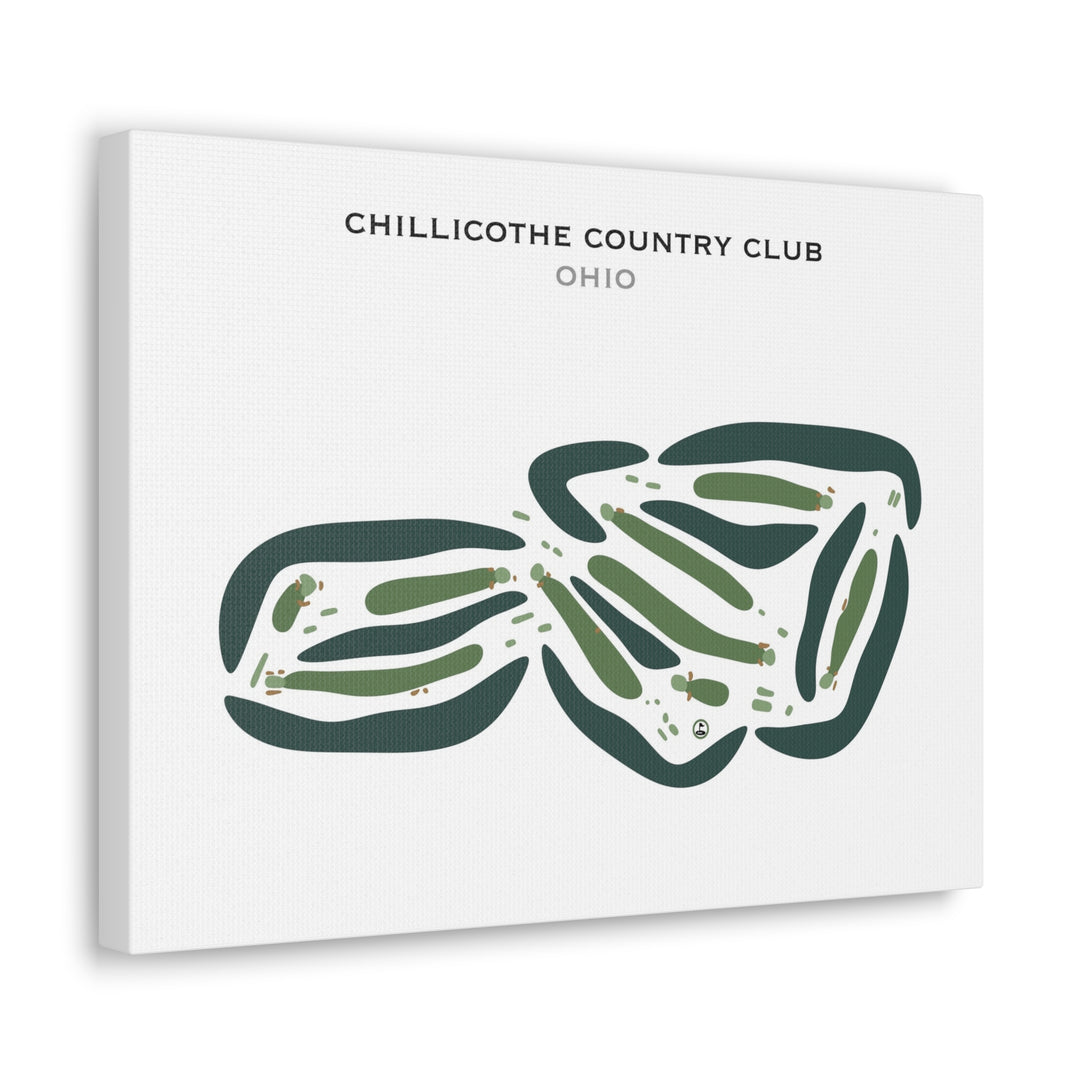 Chillicothe Country Club, Ohio - Printed Golf Courses
