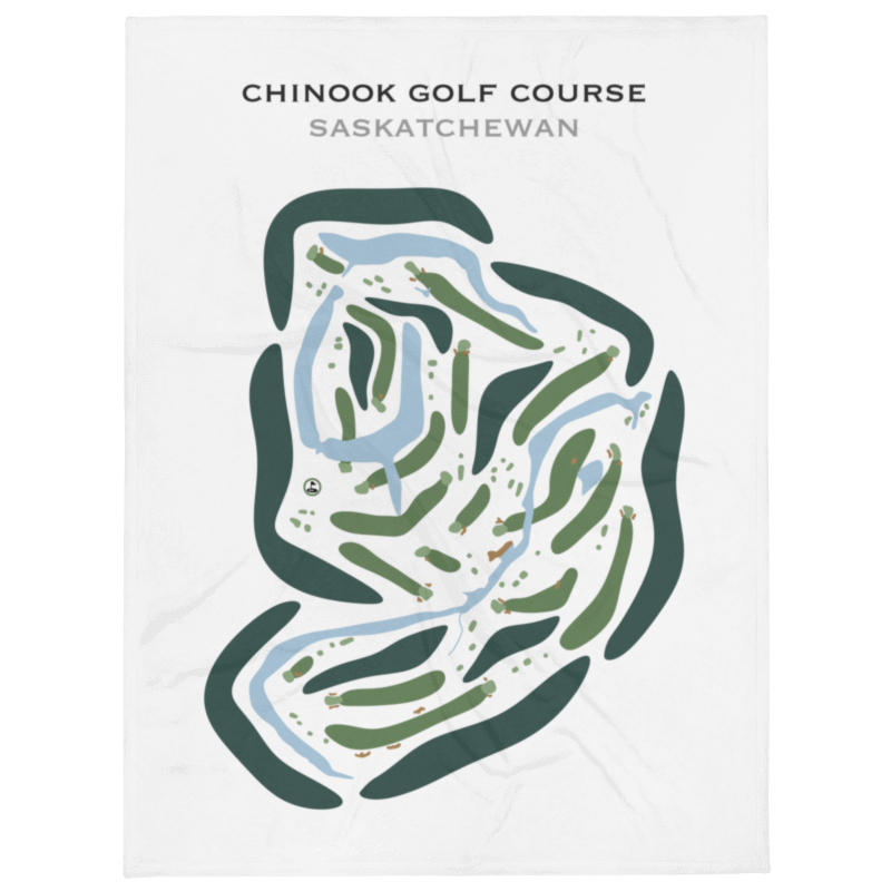Chinook Golf Course, Saskatchewan, Canada - Printed Golf Courses