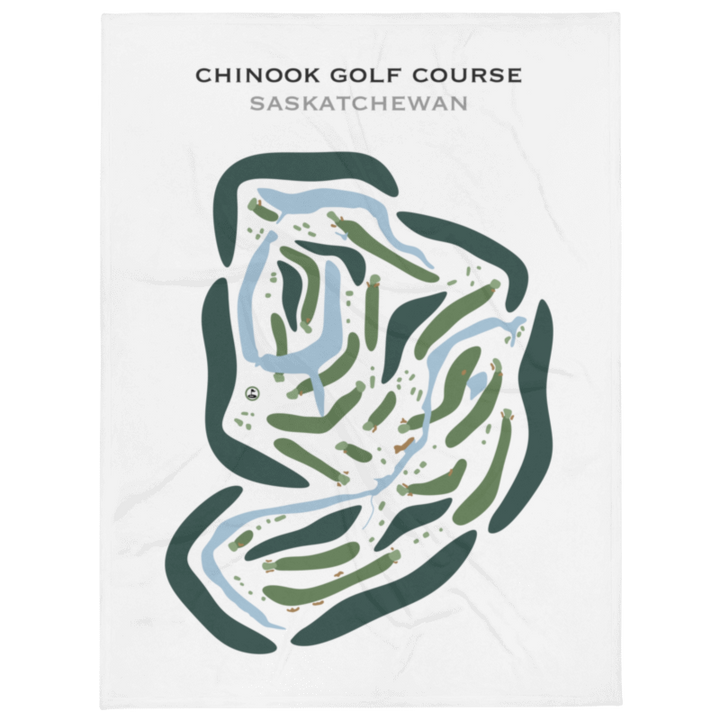Chinook Golf Course, Saskatchewan, Canada - Printed Golf Courses