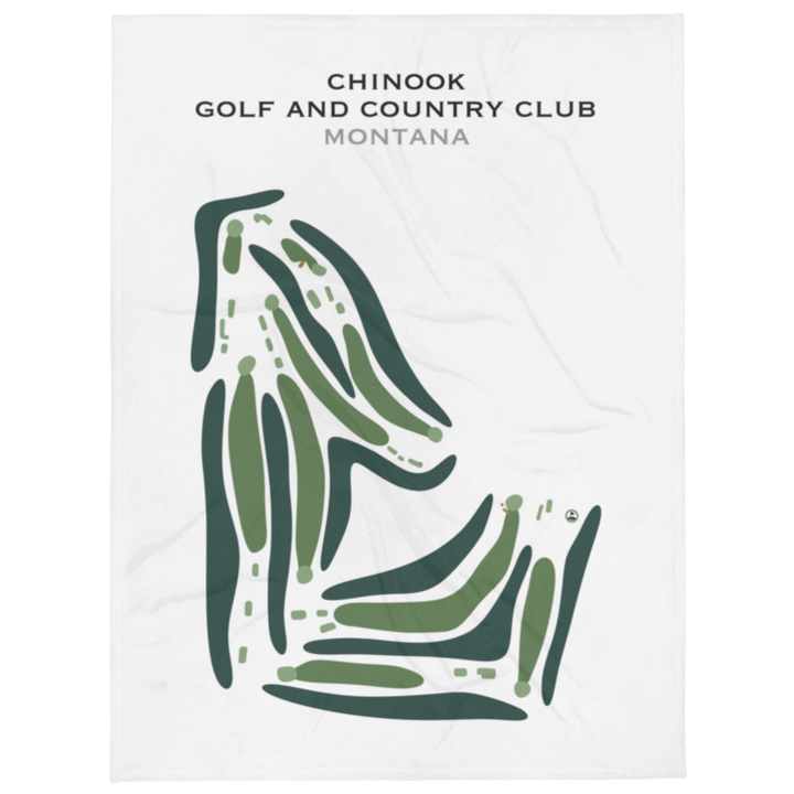Chinook Golf & Country Club, Montana - Printed Golf Course