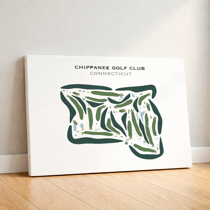 Chippanee Golf Club, Connecticut - Printed Golf Courses