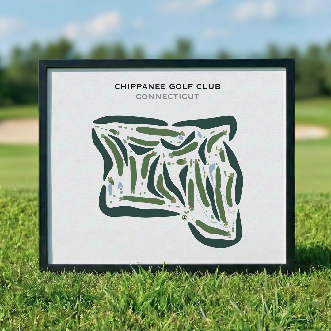 Chippanee Golf Club, Connecticut - Printed Golf Courses