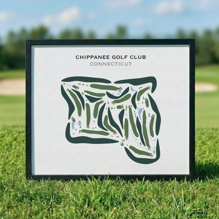 Chippanee Golf Club, Connecticut - Printed Golf Courses