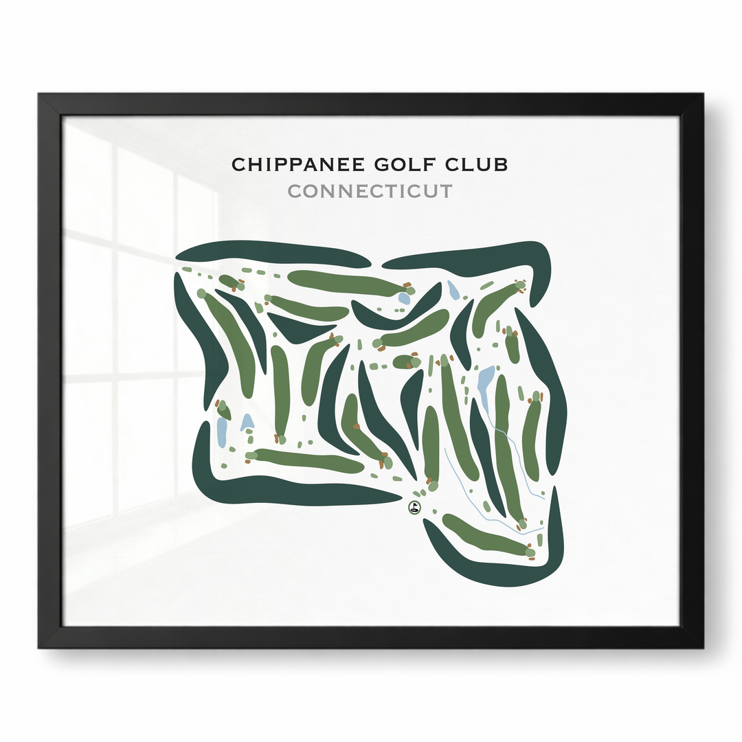 Chippanee Golf Club, Connecticut - Printed Golf Courses