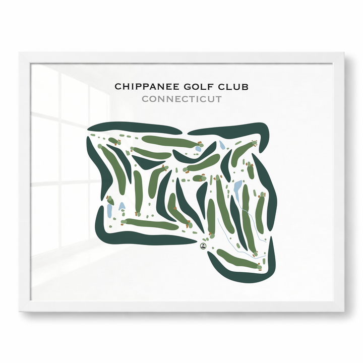 Chippanee Golf Club, Connecticut - Printed Golf Courses