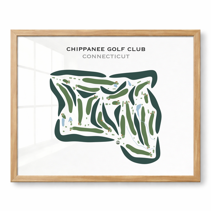 Chippanee Golf Club, Connecticut - Printed Golf Courses