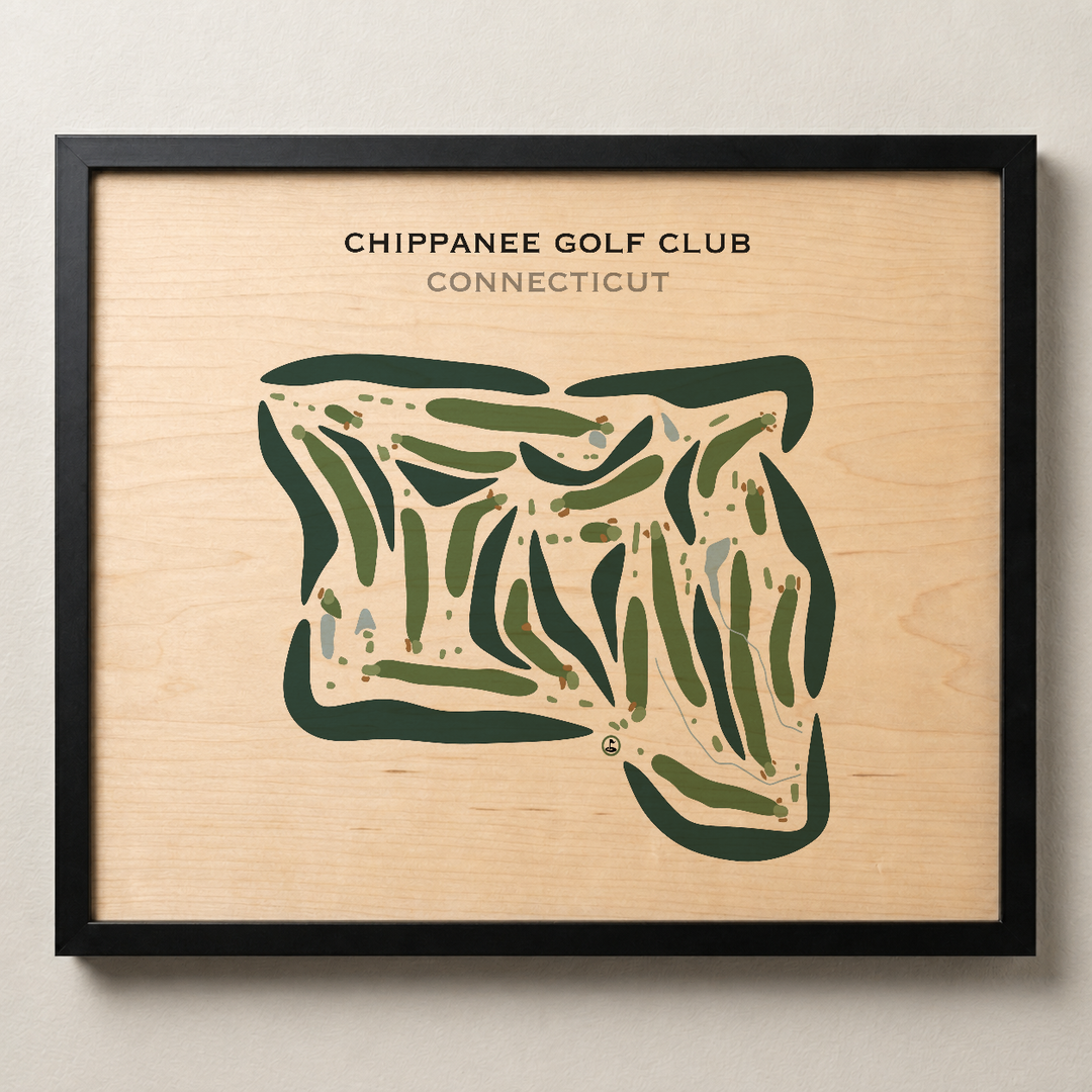 Chippanee Golf Club, Connecticut - Printed Golf Courses