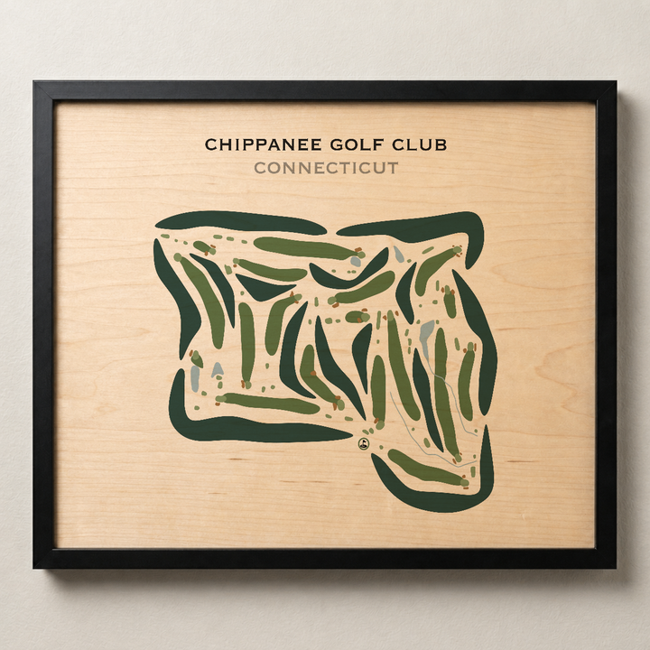 Chippanee Golf Club, Connecticut - Printed Golf Courses