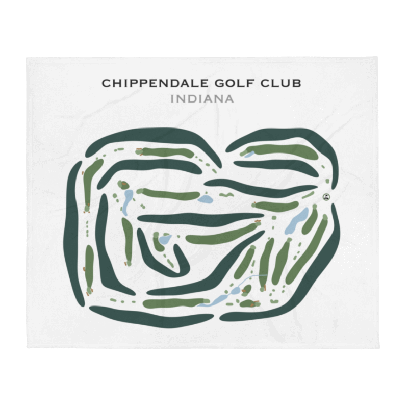 Chippendale Golf Club, Indiana - Printed Golf Courses