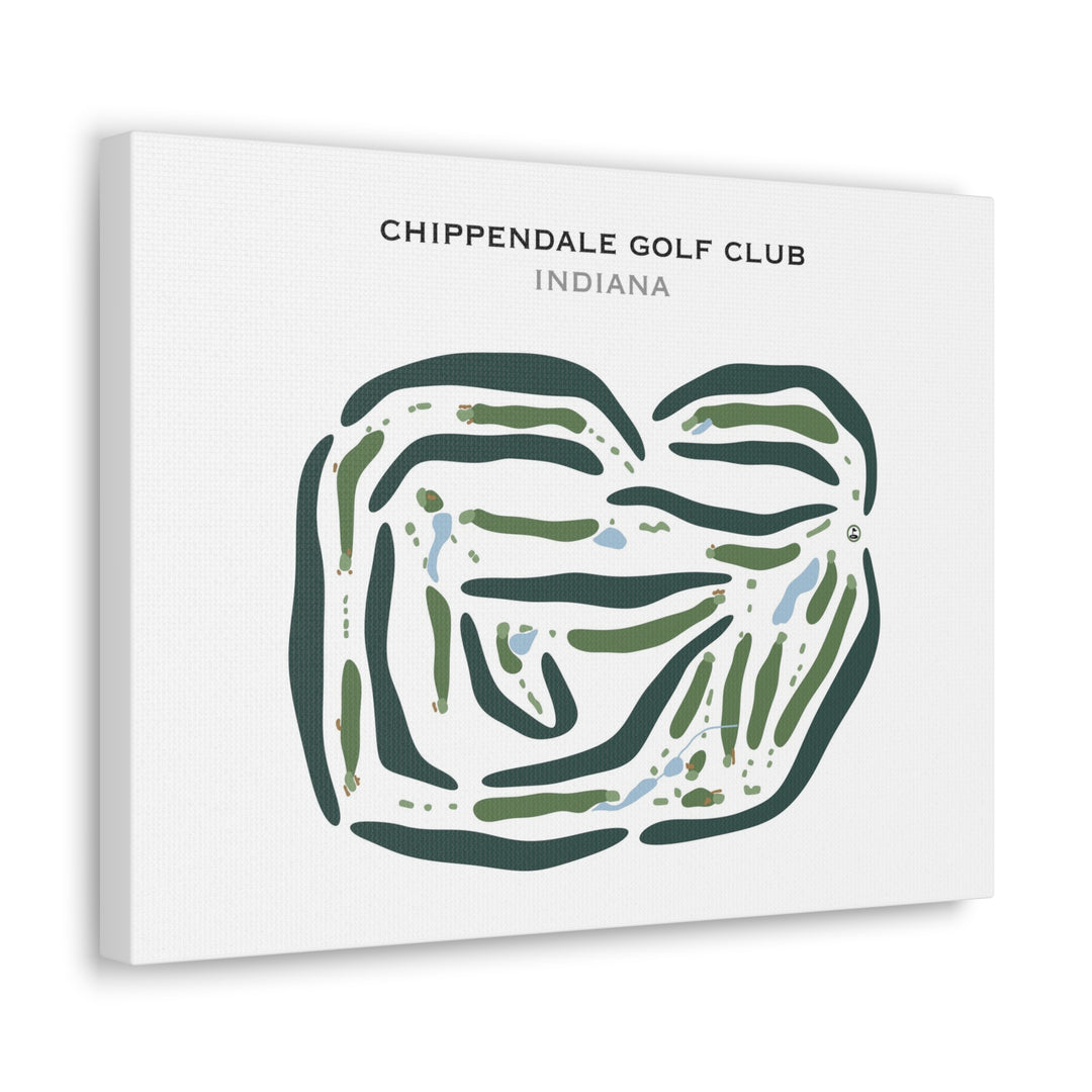 Chippendale Golf Club, Indiana - Printed Golf Courses