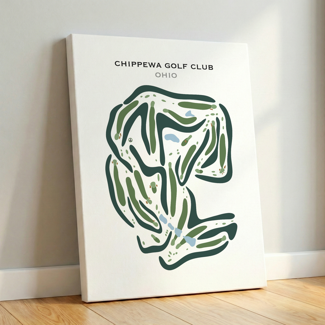 Chippewa Golf Club, Ohio - Printed Golf Courses