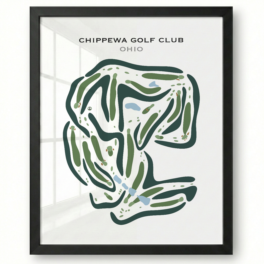 Chippewa Golf Club, Ohio - Printed Golf Courses