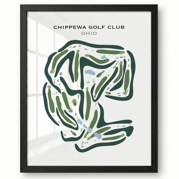 Chippewa Golf Club, Ohio - Printed Golf Courses