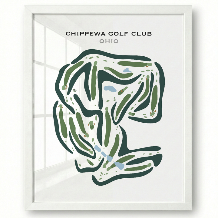 Chippewa Golf Club, Ohio - Printed Golf Courses