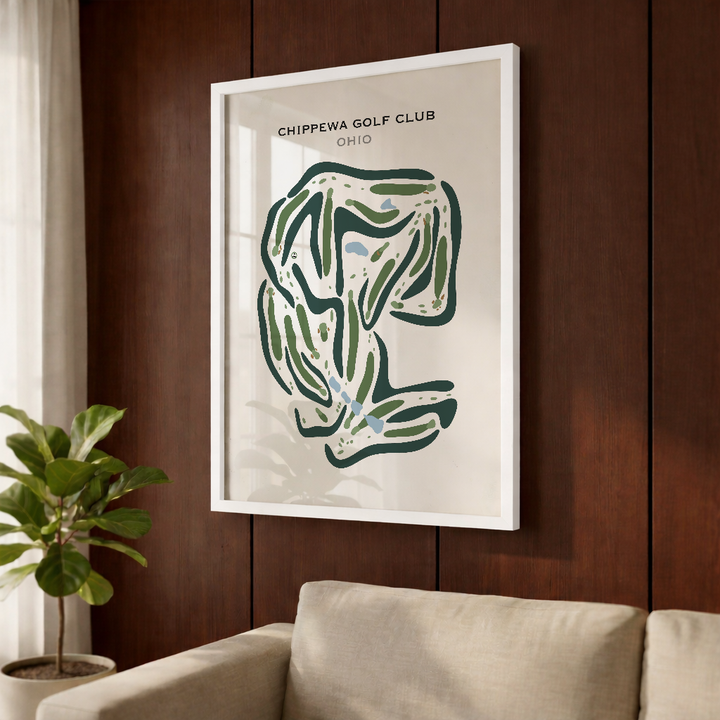 Chippewa Golf Club, Ohio - Printed Golf Courses