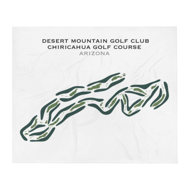 Chiricahua Golf Course, Desert Mountain Golf Club, Arizona - Printed Golf Course