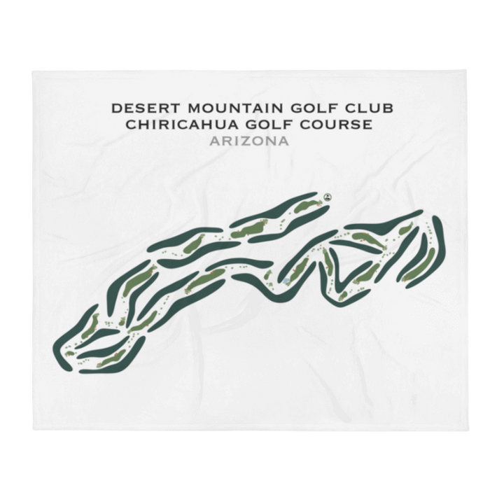 Chiricahua Golf Course, Desert Mountain Golf Club, Arizona - Printed Golf Course