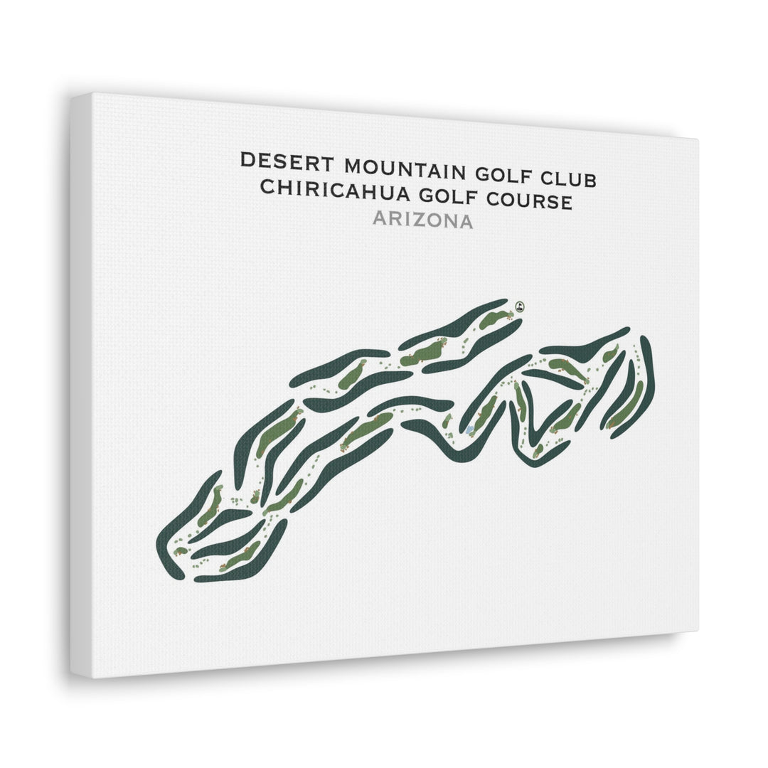 Chiricahua Golf Course, Desert Mountain Golf Club, Arizona - Printed Golf Course